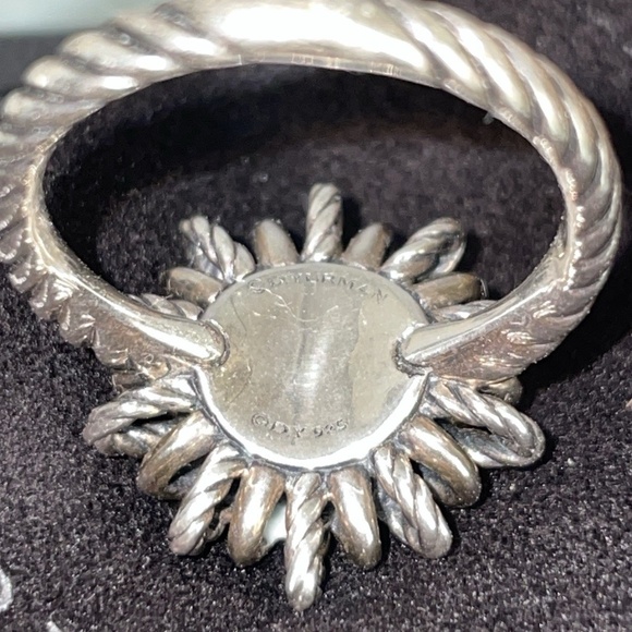 David Yurman Starburst Amethyst Ring Size 8 - Picture 3 of 4